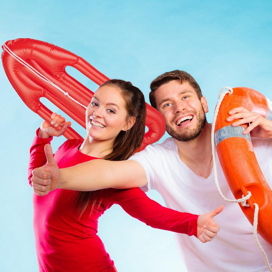 B2X  Aufblasbarer Rettungsring, 3er-Set 