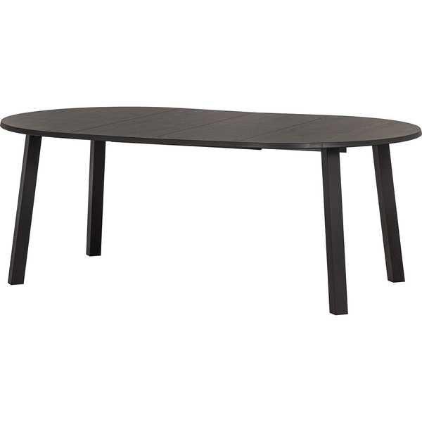 mutoni Table extensible Jan Long Oak Blacknight 120x120-200  