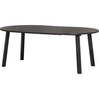 mutoni Table extensible Jan Long Oak Blacknight 120x120-200  