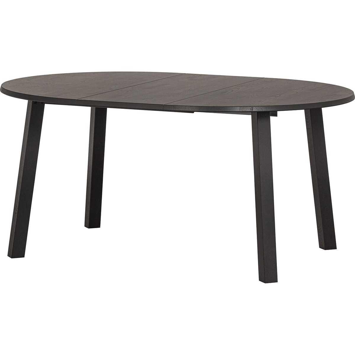 mutoni Table à rallonge Jan Lange Chêne Blacknight 120x120-200  