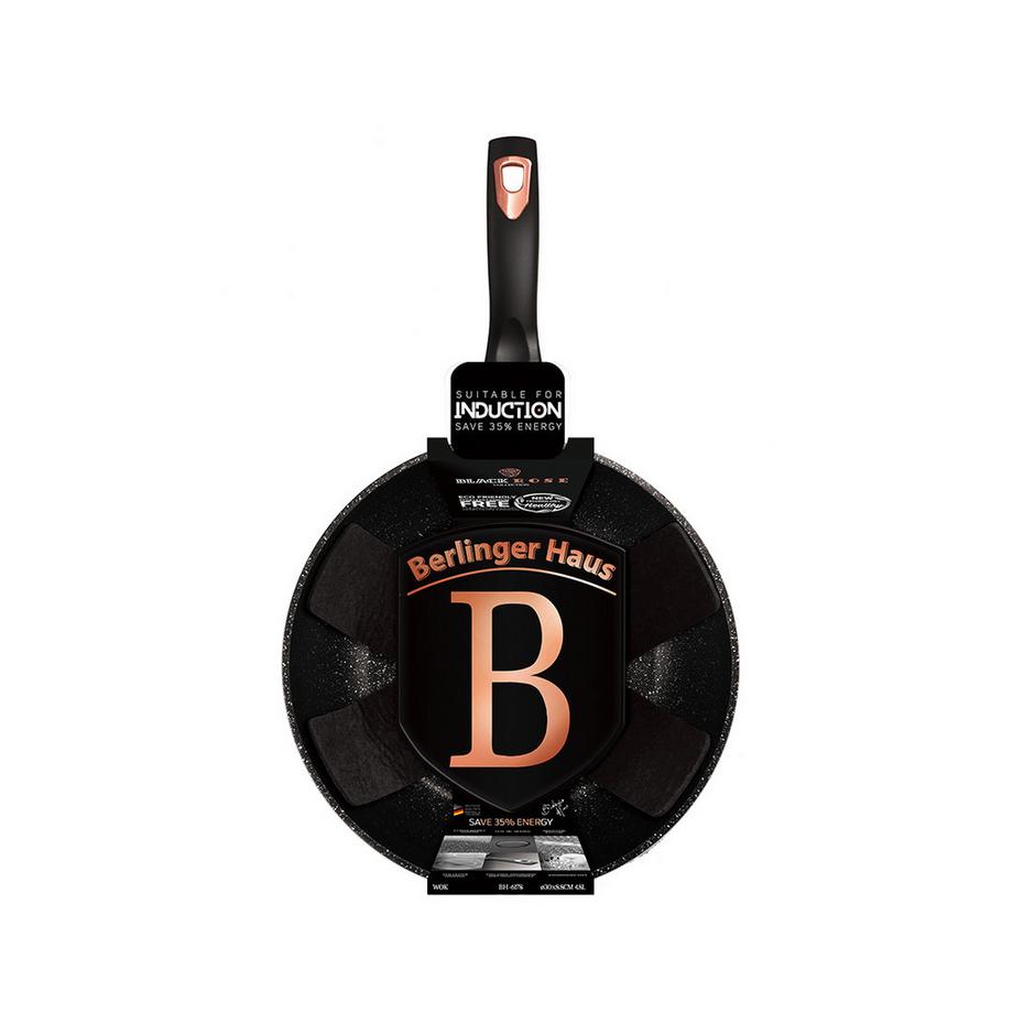 Berlinger Haus  Wok Ø 30cm Black Rose Collection 