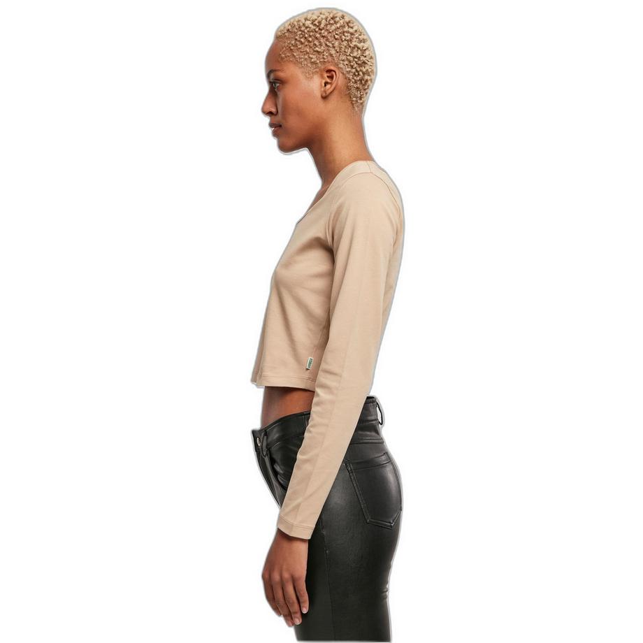 URBAN CLASSICS Crop Top Maniche Lunghe  