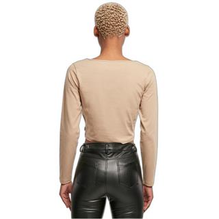 URBAN CLASSICS  t-hirt crop manche longue urban claic organic 