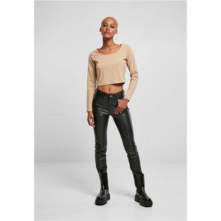 URBAN CLASSICS  t-hirt crop manche longue urban claic organic 