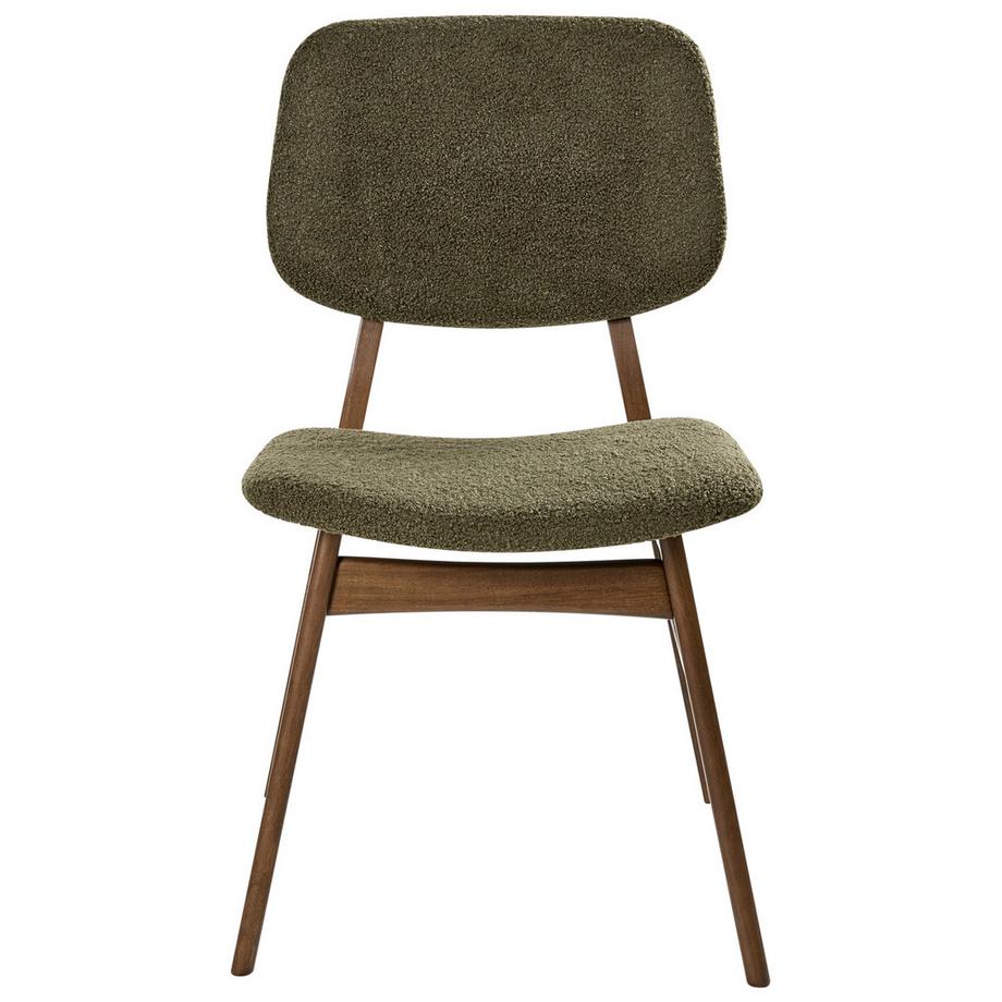 Beliani Lot de 2 chaises de salle à manger en Bois d'hévéa  ELAINE  