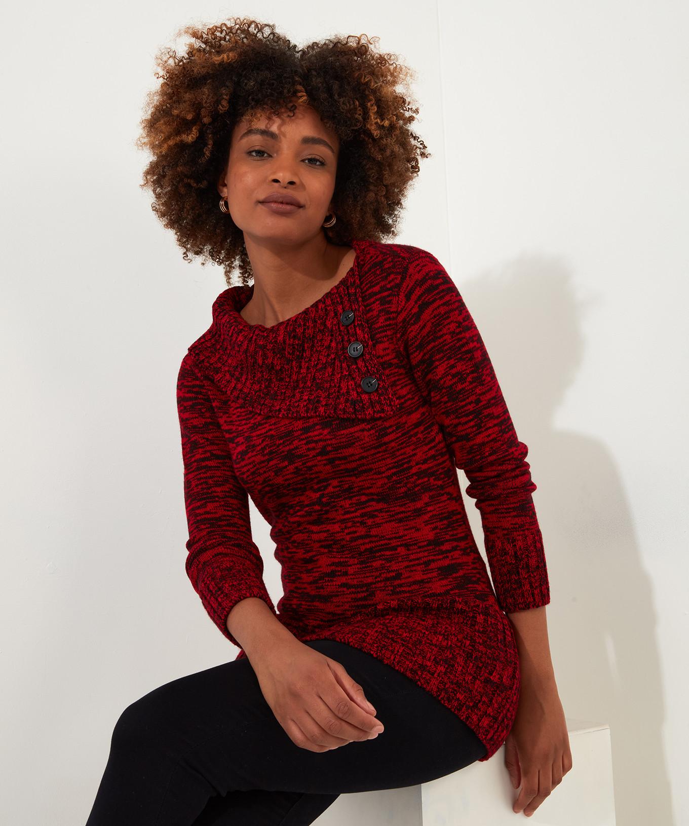 Joe Browns  Longline melierter Pullover 