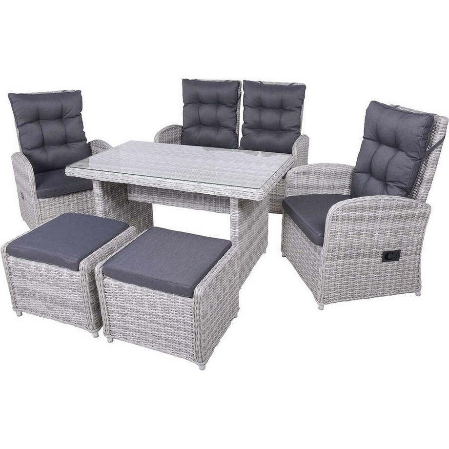 Garten Essgruppe Lyon (6-er Set)