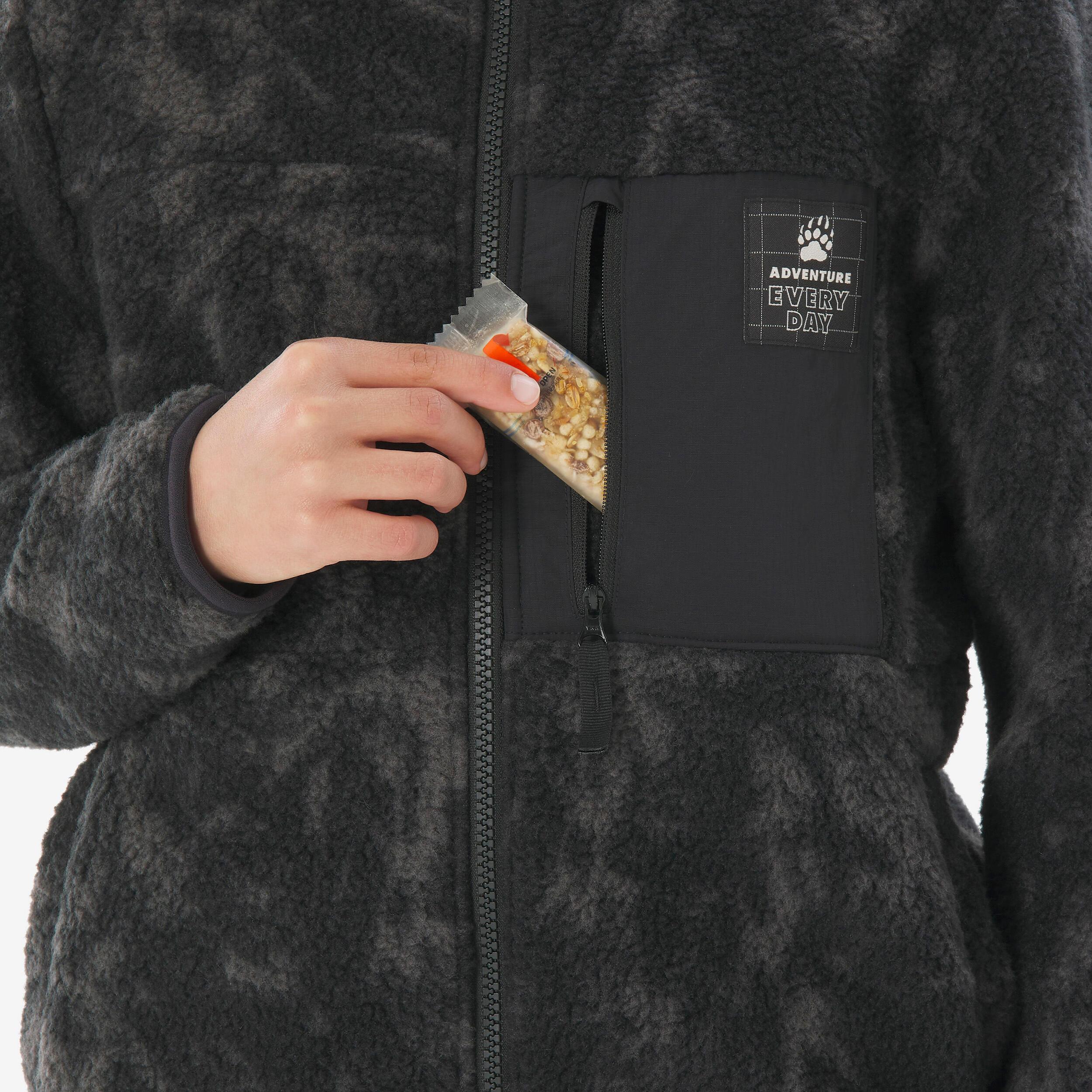 QUECHUA  Fleecejacke Kinder NH900 mit RV synthetisch 