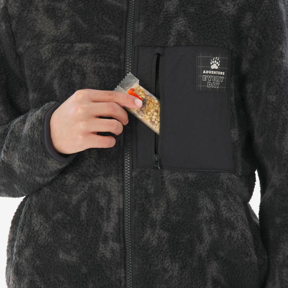 QUECHUA  Fleecejacke Kinder NH900 mit RV synthetisch 