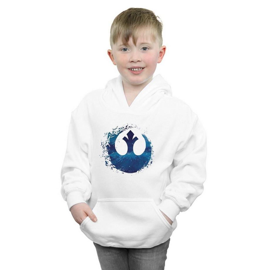 STAR WARS  Resistance Felpa Con Cappuccio Simbolo Di Onda 