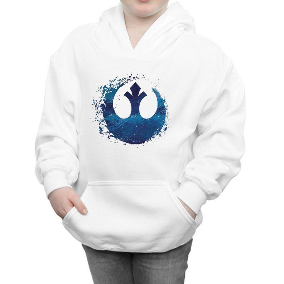 STAR WARS  Resistance Felpa Con Cappuccio Simbolo Di Onda 