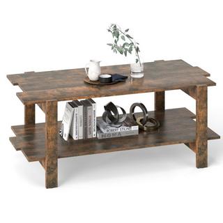 Northix 2-stufiger Couchtisch mit Ablage  