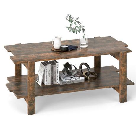 Northix 2-stufiger Couchtisch mit Ablage  