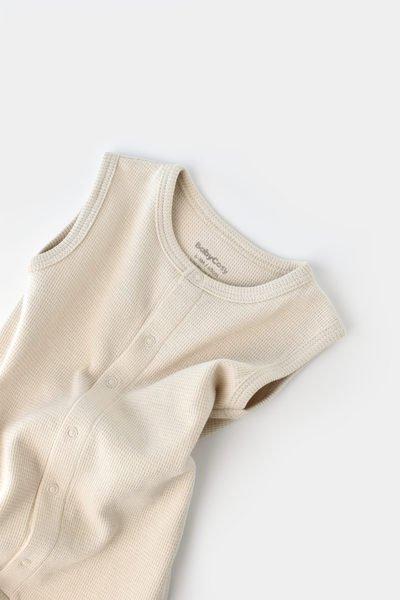 BabyCosy Organic  Barboteuse courte, sans manches 