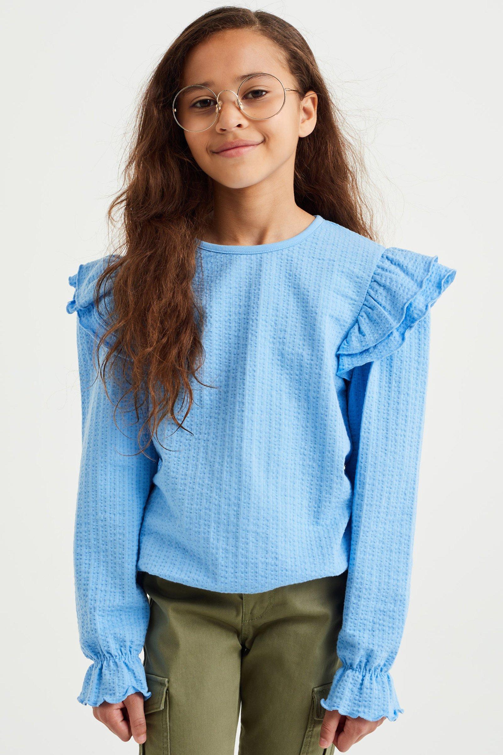 WE Fashion  T-Shirt À Volants Fille 