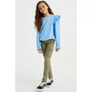 WE Fashion  T-Shirt À Volants Fille 