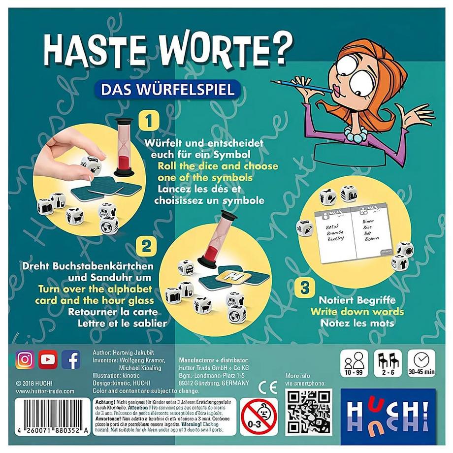 HUCH!  Haste Worte 
