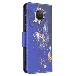 Cover-Discount  custodia Nokia G10 / G20 - Farfalla in pelle bianca 