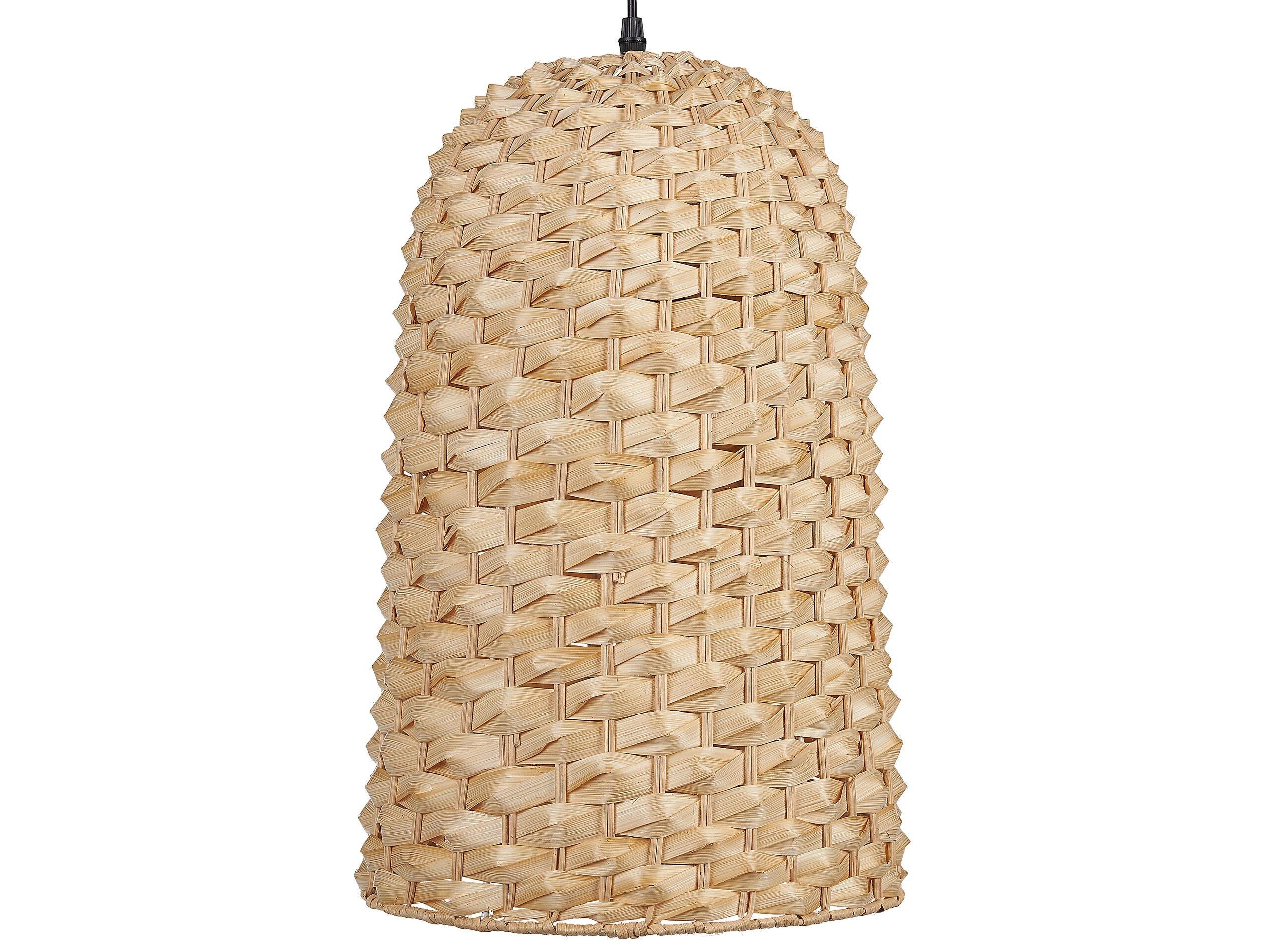 Beliani Lampadario en Legno di bambù Boho KERIO  