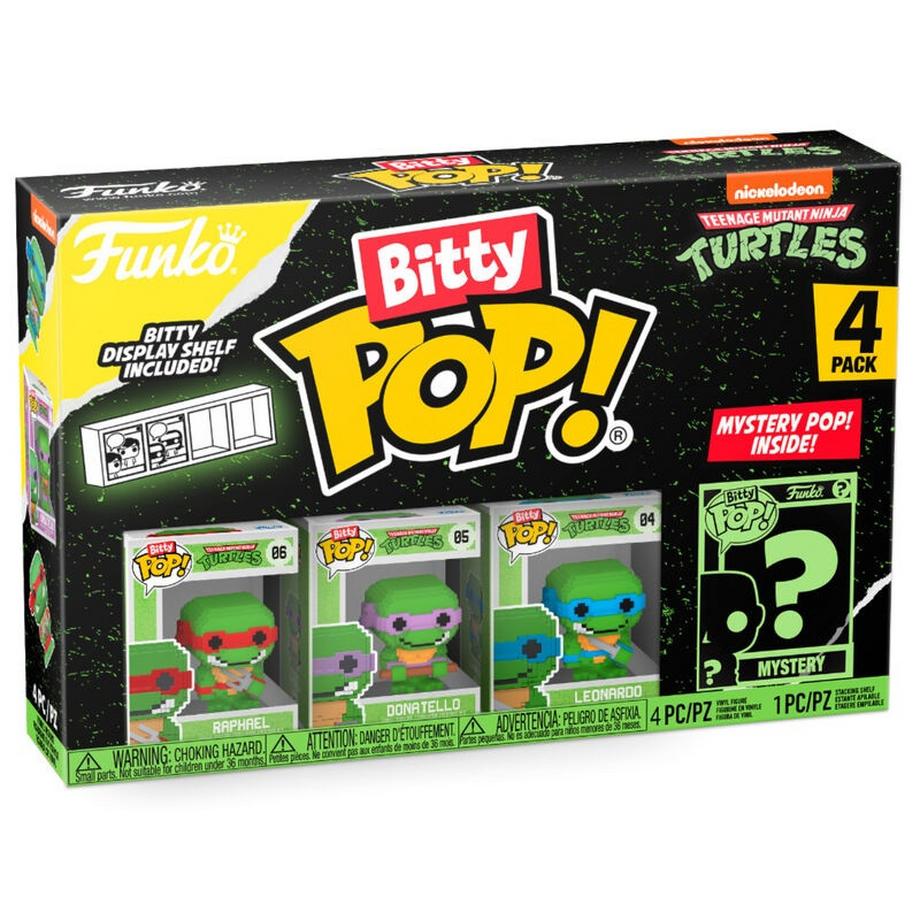 Funko  Blister 4 figure Bitty POP Teenage Mutant Ninja Turtles Bit 