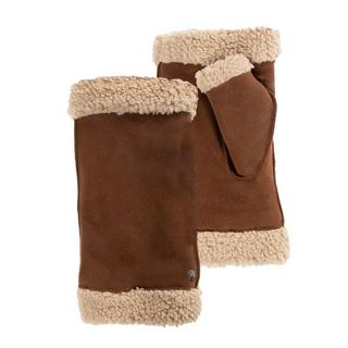 isotoner Moufles in Pelle e Pelliccia Sintetica  