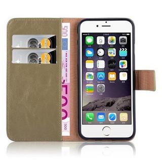 Cadorabo  Housse compatible avec Apple iPhone 6 / 6S - Coque de protection avec fermeture magnétique, fonction de support et compartiment pour carte 