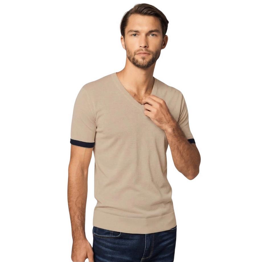 Bellemere New York T-Shirt Rigata Maniche Corte  