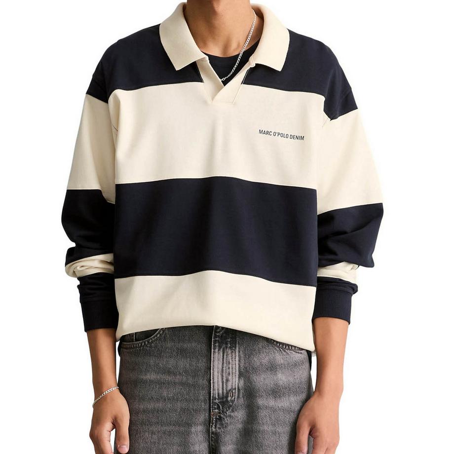 Marc O'Polo Denim Sweat-shirt  Pack de 1 Confortable à porter-Sweat Troyer Relaxed  