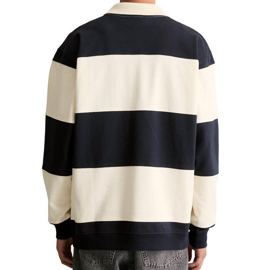 Marc O'Polo Denim Sweat-shirt  Pack de 1 Confortable à porter-Sweat Troyer Relaxed  
