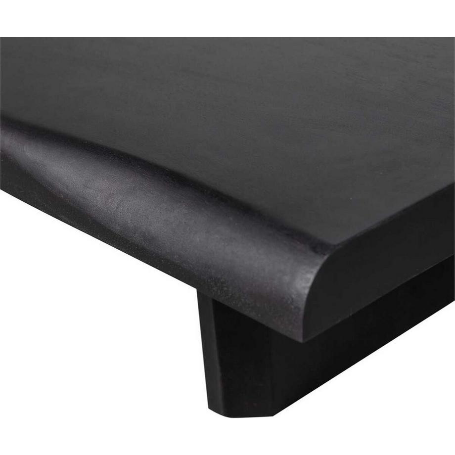 mutoni Table basse Cali bois de manguier noir 120x28  