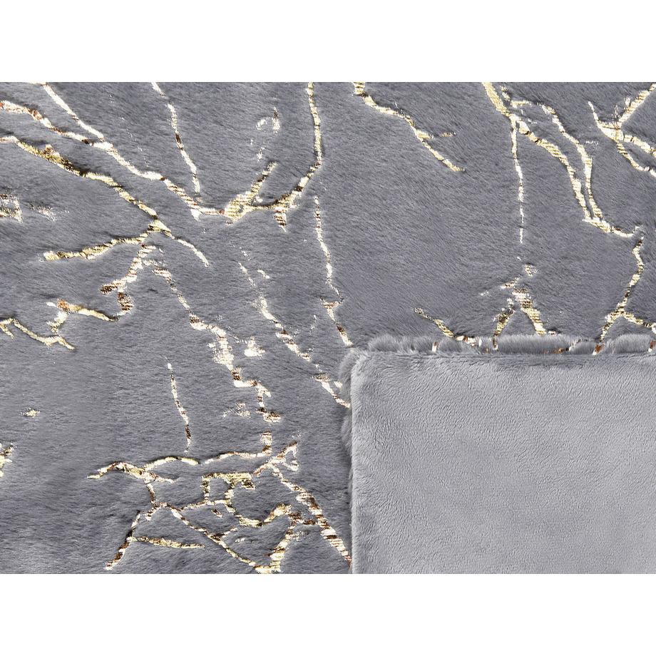 Beliani Godavari Coperta Morbida Moderna in Poliestere  