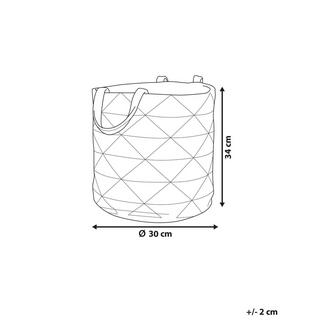 Beliani Korb aus Baumwolle Skandinavisch MADOLA  