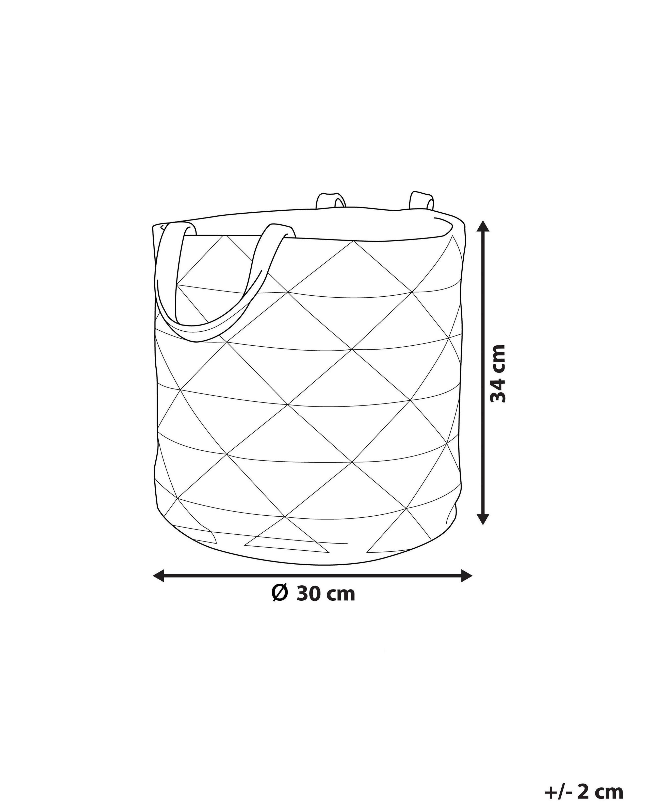Beliani Korb en Cotone Scandinavo MADOLA  