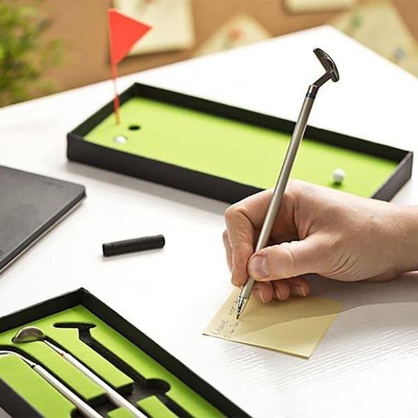 eStore Set mit 3 Kugelschreibern – Golfschläger  