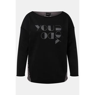 Ulla Popken Felpa Loungewear Oversize Girocollo Maniche Lunghe  