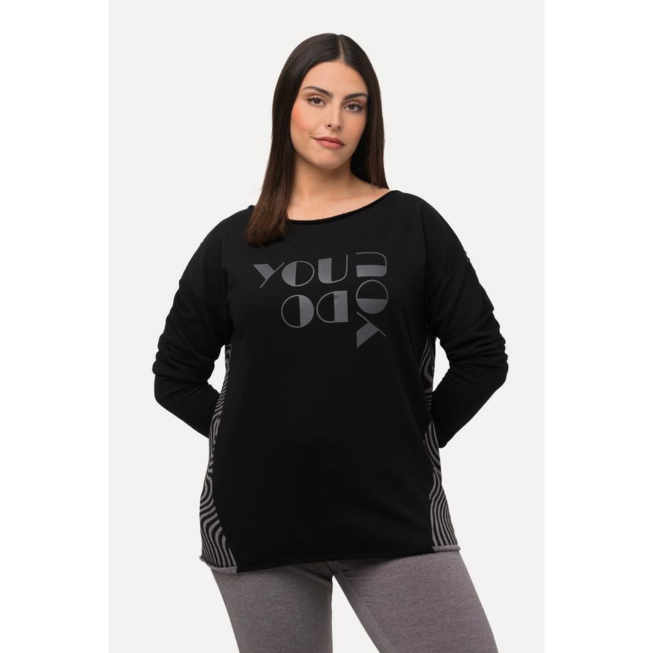 Ulla Popken Pull Loungewear Oversize Col Rond Manches Longues  