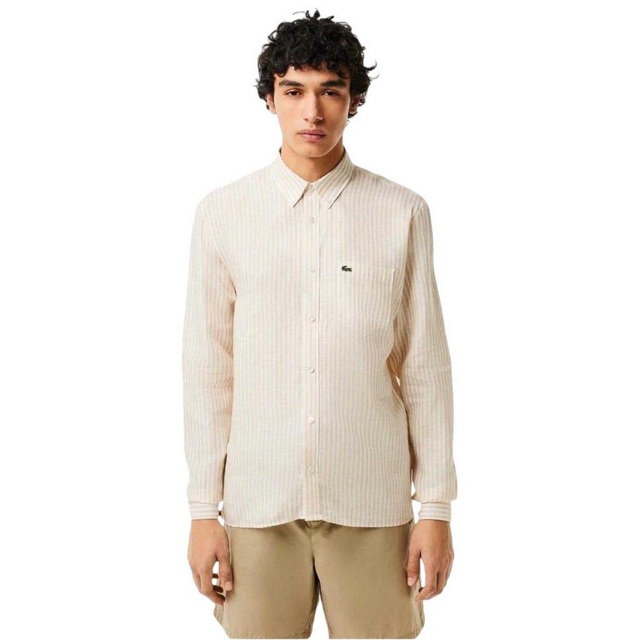LACOSTE  Chemise À Boutons Motiftyle À Rayures 