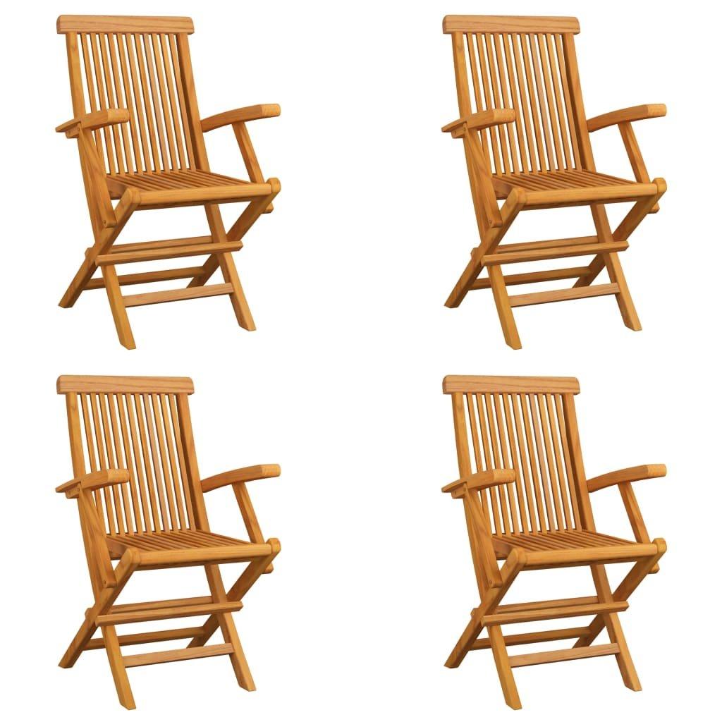 VidaXL sedia da giardino Teak riciclato  