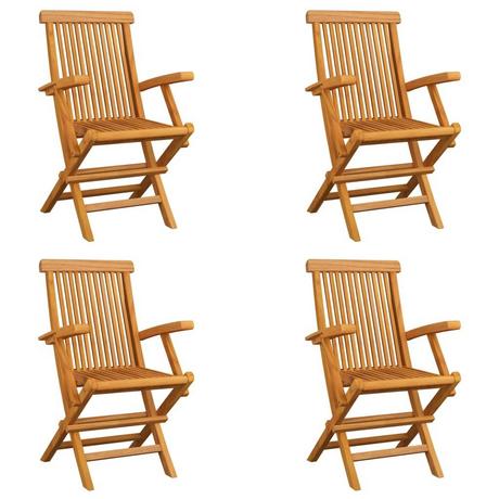 VidaXL sedia da giardino Teak riciclato  