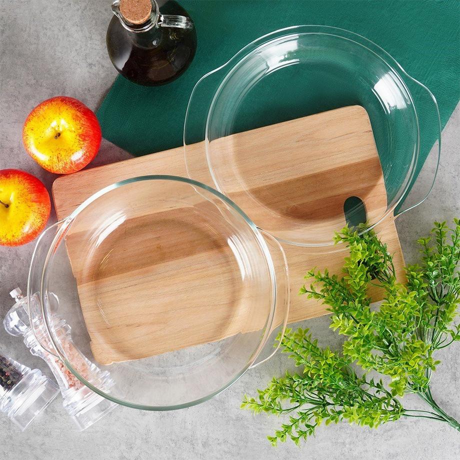 B2X  Runde ofenfeste Form zum Backen und Überbacken 