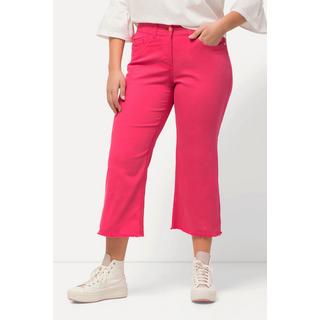 Ulla Popken  Jeans Mary, weites Bein, Fransensaum, Stretch 