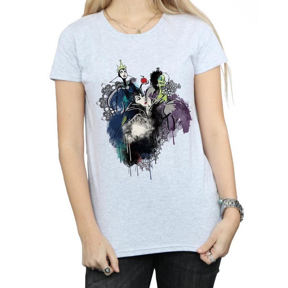 Disney Villains Maleficent Evil Queen Cruella De Vil T-Shirt  