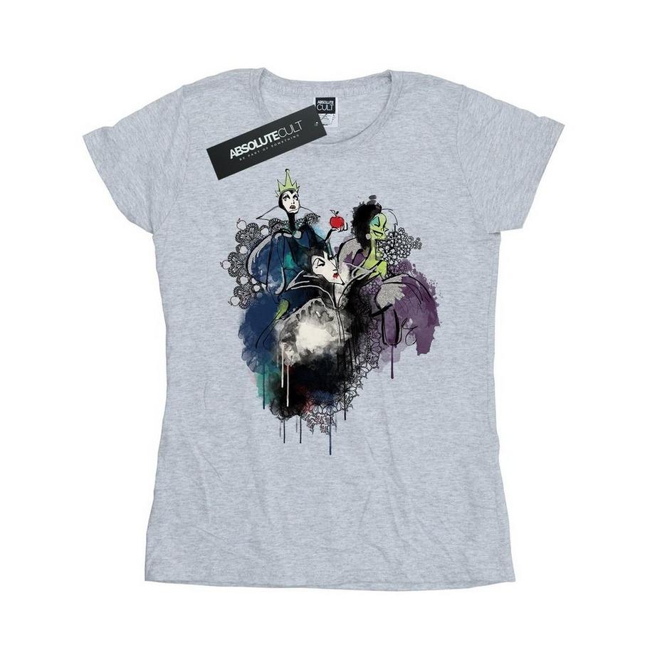Disney Villains Maleficent Evil Queen Cruella De Vil T-Shirt  