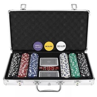 Malatec  Poker - Set mit 300 Chips im Koffer HQ 23528 