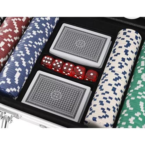 Malatec  Poker - Set mit 300 Chips im Koffer HQ 23528 