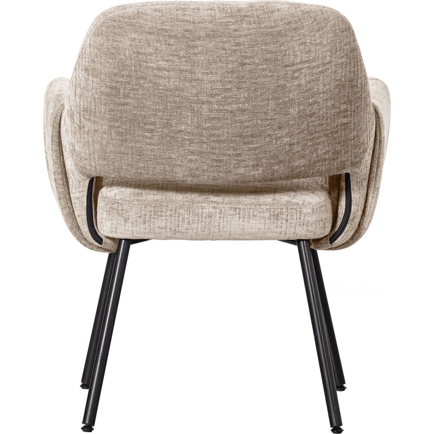 mutoni Fauteuil Soie Chenille naturel  