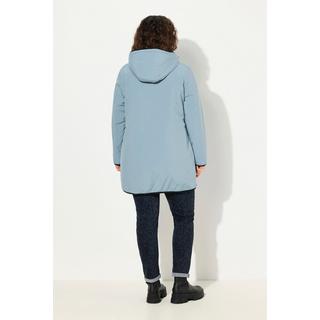 Ulla Popken HYPRAR Wende-Steppjacke Reflektor 2-Wege-Zipper  