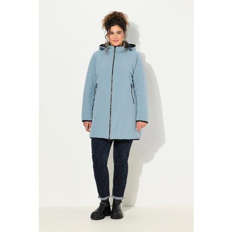 Ulla Popken HYPRAR Wende-Steppjacke Reflektor 2-Wege-Zipper  