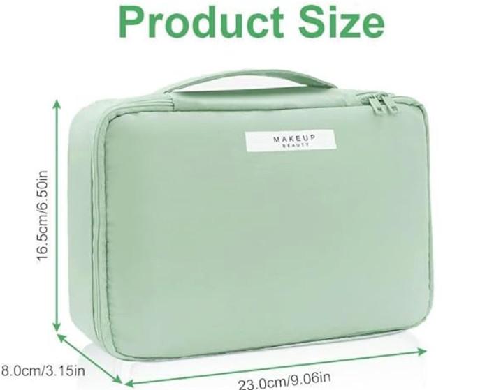 Only-bags.store Wasserdichte Schminktasche Reise Kosmetik Organizer 2er Set  