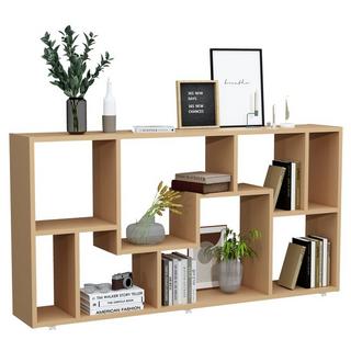 VCM Holz Standregal Bücherregal Medienregal Aufbewahrung Raumteiler Deko Regal Lanisa L  